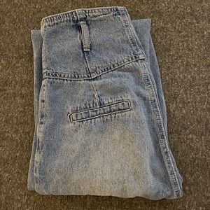 Extra High Waisted Straight Jeans